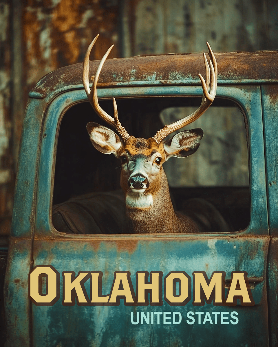 Oklahoma Buck in Pickup