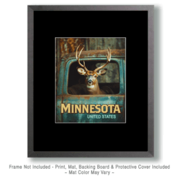 Minnesota Buck in Pickup Art