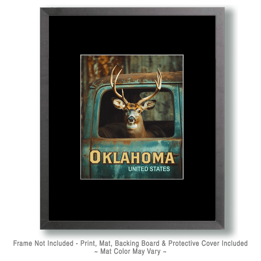 Oklahoma Buck in Pickup Art