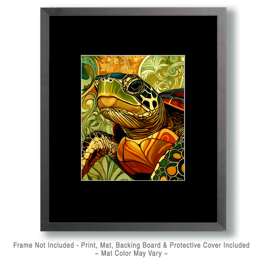 Stylized Turtle #1 Art