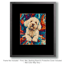 Stylized Komondor #1 Art