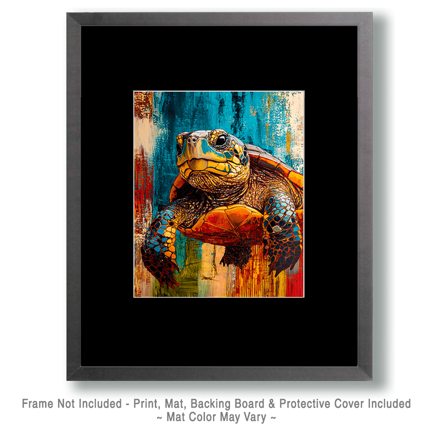 Stylized Turtle #4 Art