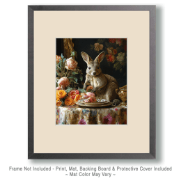 Curious Wallaby Still-Life Art Print