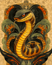 Stylized Snake #4