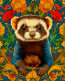 Stylized Ferret #2