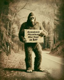 Bigfoot Hitchhiking to Adirondacks