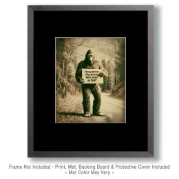 Bigfoot Hitchhiking to Adirondacks Art
