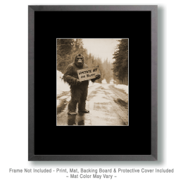 Bigfoot Hitchhiking to Upstate New York Art