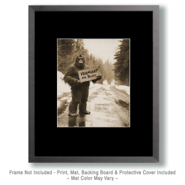 Bigfoot Hitchhiking to Vermont Art