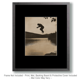 Bigfoot Jumping Lake Minnetonka Art