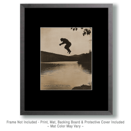 Bigfoot Jumping Lake of the Ozarks Art