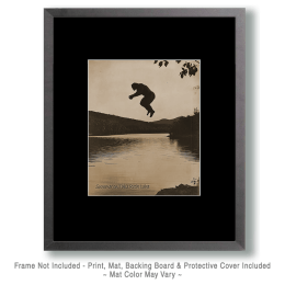 Bigfoot Jumping Table Rock Lake Art