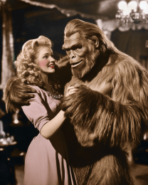 Bigfoot Enjoying a Dance