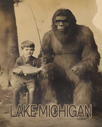 Bigfoot Fishing Trip Lake Michigan