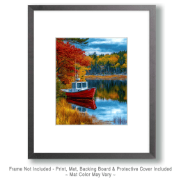 Moored for the Evening Art