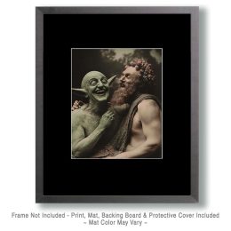 Greek & Alien Share a Laugh Art