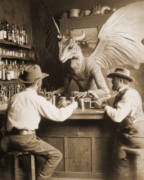 Old West Snallygaster Bartender