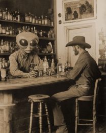 Old West Alien Bartender