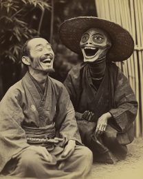 Samurai & Alien Share a Good Laugh