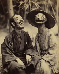 Alien Tells a Samurai a Joke