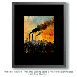 Dystopian Skyline Art