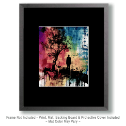 Dystopian Silhouette Art