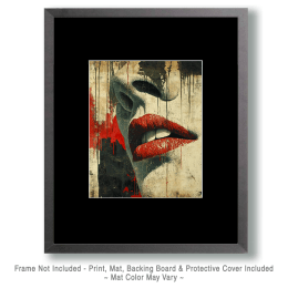Dystopian Lips Art