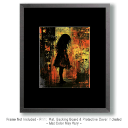 Dystopian Little Girl Art