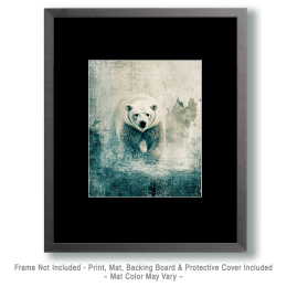 Dystopian Polar Bear Art