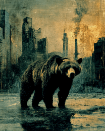 Dystopian Wandering Bear