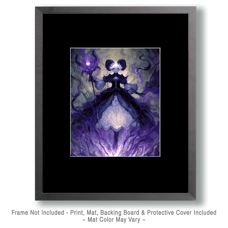 Purple Fire Fairy Art