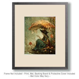 Fairy Hoping the Rain Ended Art