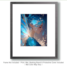 Blue Light Fairy Art