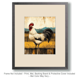 Vintage Rooster Art