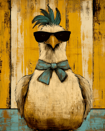 Vintage Cool Chicken