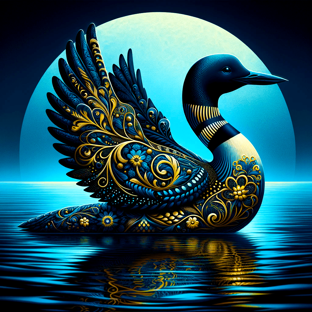 Evening Loon Filigree