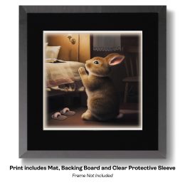 Bunny- Nighttime Prayers art print
