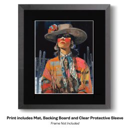 Cowgirl Cassie art print