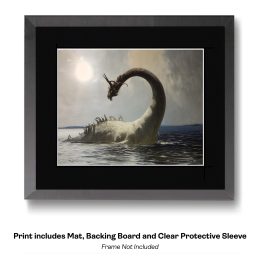 Nessie the Beloved - Lochness Monster art print
