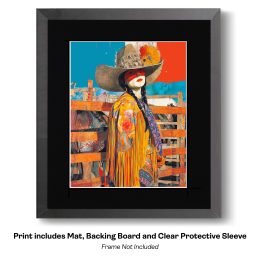 Cowgirl Tanya art print