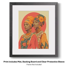 African Portraits 9 art print