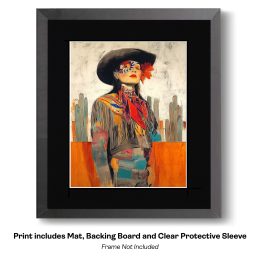 Cowgirl Kath art print