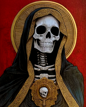 Goth Skeleton Madonna