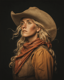 International Cowgirl 8 art print