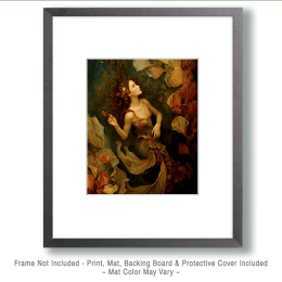 Vintage Mermaid and Fish Art