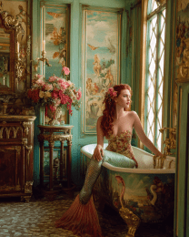 Mermaid in Venice Parlor