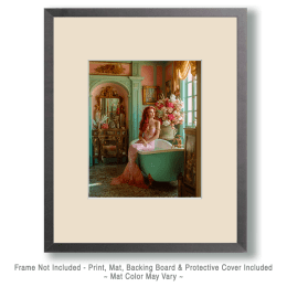 Mermaid in Parlor Art