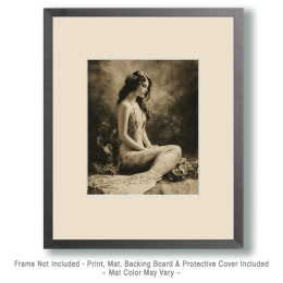 Antique Mermaid Photo Art