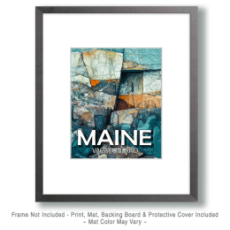 Cliffside Maine Souvenir Art