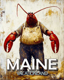 Lobsterman Maine Souvenir